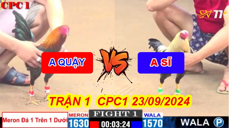 Trận 1 CPC1 Ngày 23/09/2024 - A Sĩ Hạ A Quậy Chênh Lệch 90g